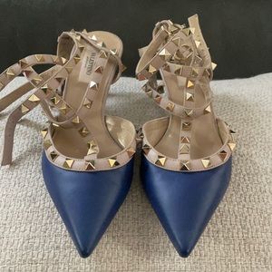 Valentino Rockstud Ankle Strap